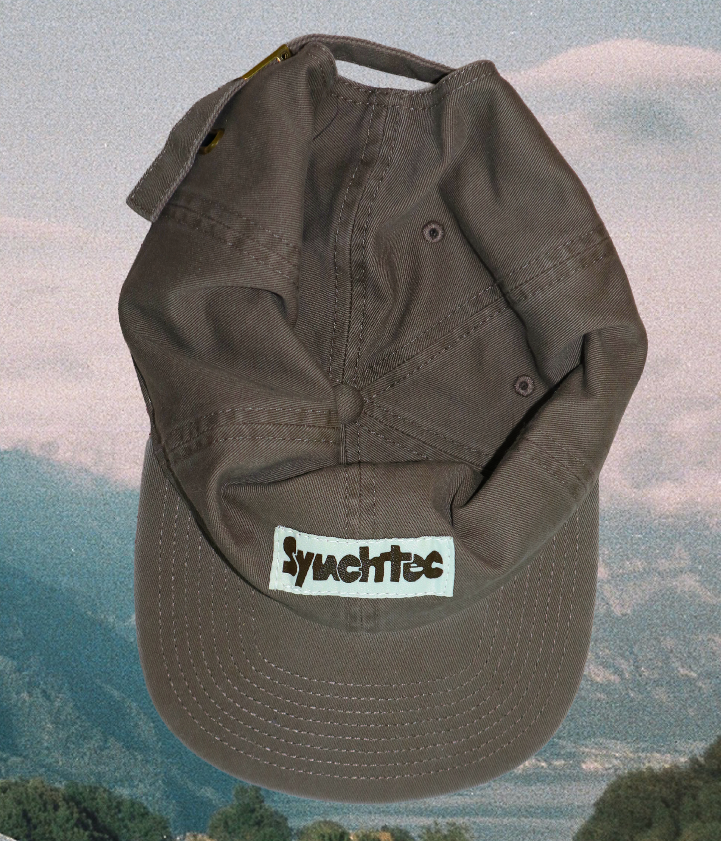 brown hat