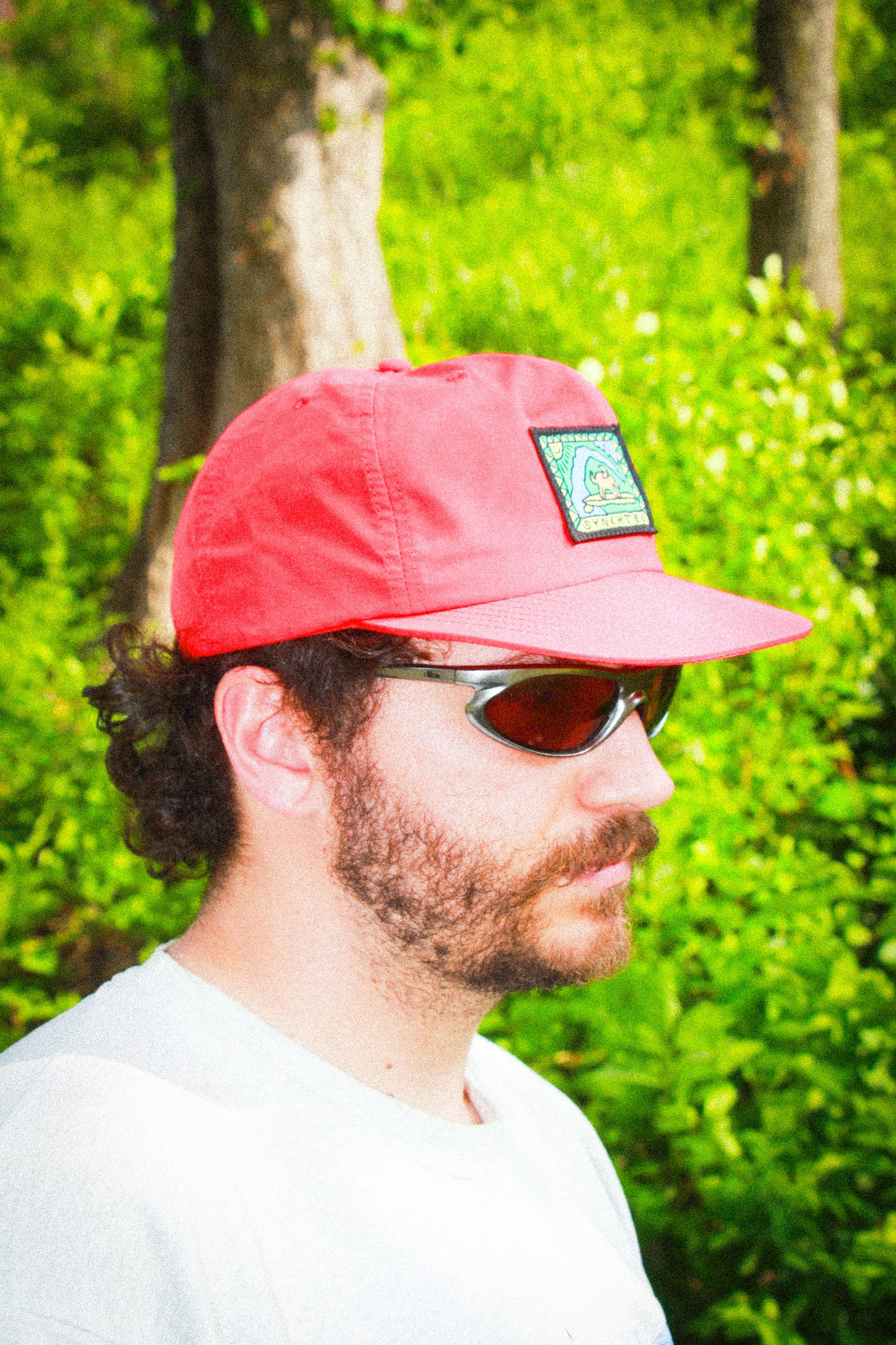 Nylon Ball Cap - red