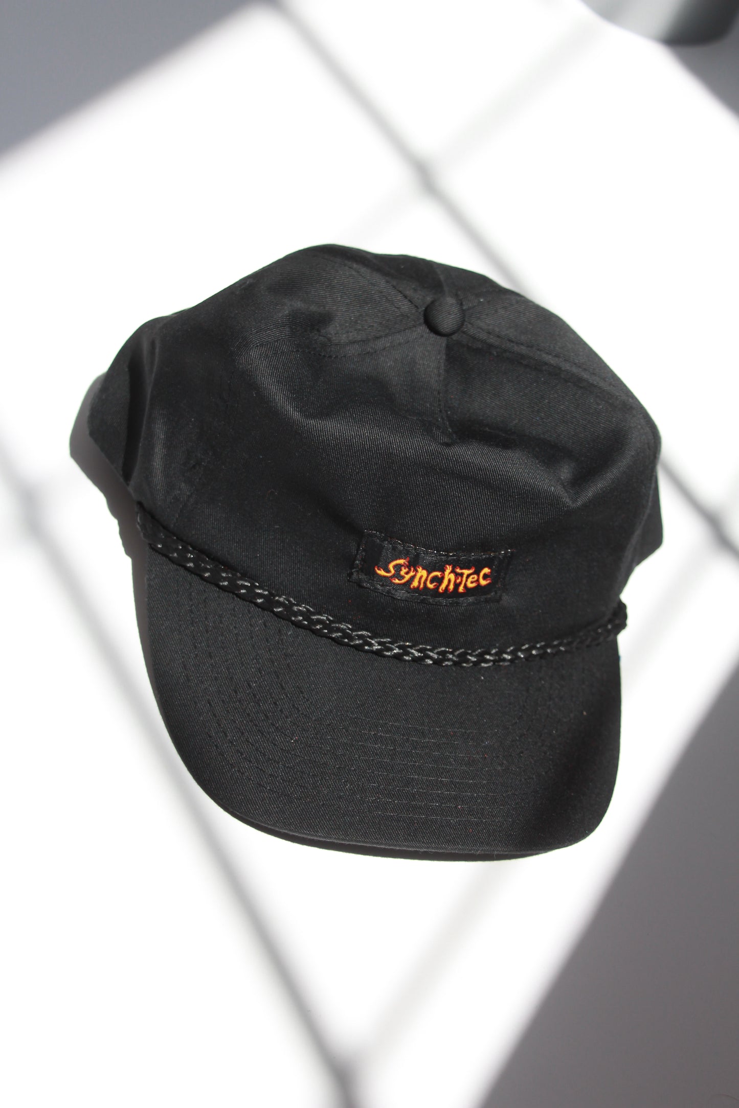 Rope Cap - Black Flames